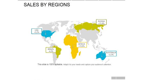 Sales By Regions Ppt PowerPoint Presentation Layouts Slide Download
