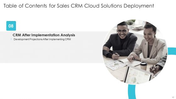 Sales CRM Cloud Solutions Deployment Ppt PowerPoint Presentation Complete Deck With Slides