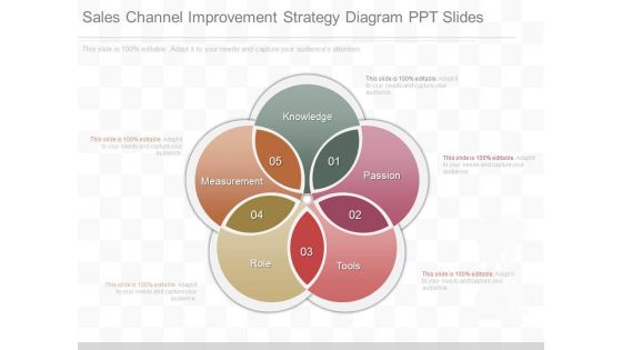 Sales Channel Improvement Strategy Diagram Ppt Slides