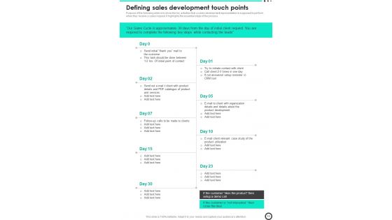 Sales Development Agent Onboarding Playbook Template