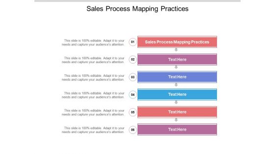 Sales Process Mapping Practices Ppt PowerPoint Presentation Summary Guidelines Cpb Pdf