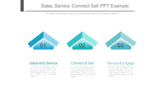 Sales Service Connect Sell Ppt Example