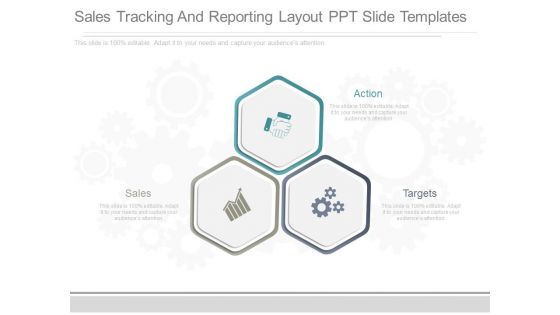 Sales Tracking And Reporting Layout Ppt Slide Templates