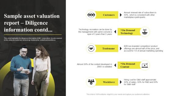 Sample Asset Valuation Report Diligence Information Sample Asset Valuation Summary Guidelines PDF