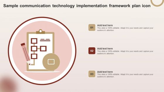 Sample Communication Technology Implementation Framework Plan Ideas PDF