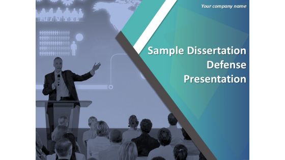 Sample Dissertation Defense Presentation Ppt PowerPoint Presentation Complete Deck With Slides