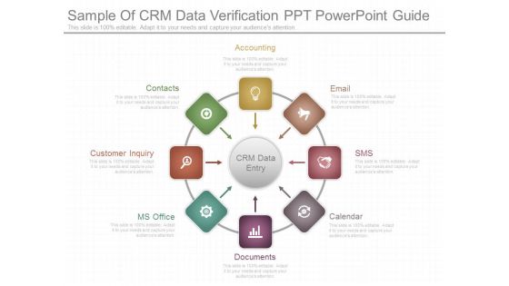 Sample Of Crm Data Verification Ppt Powerpoint Guide