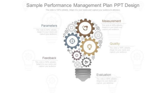 Sample Performance Management Plan Ppt Design