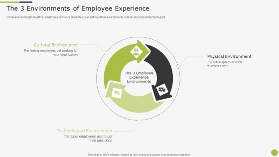 Sample To Create Best Personnel Experience Strategy The 3 Environments Of Employee Experience Pictures PDF