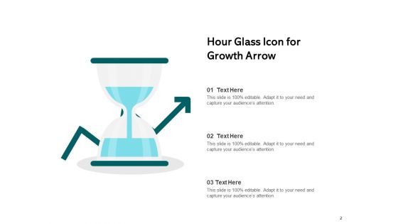 Sand Clock Symbol Growth Arrow Target Achievement Ppt PowerPoint Presentation Complete Deck