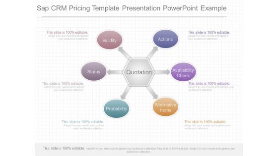 Sap Crm Pricing Template Presentation Powerpoint Example