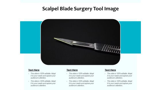 Scalpel Blade Surgery Tool Image Ppt PowerPoint Presentation Icon Gridlines PDF