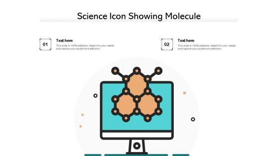 Science Icon Showing Molecule Ppt PowerPoint Presentation Portfolio Guide PDF