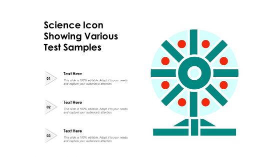 Science Icon Showing Various Test Samples Ppt PowerPoint Presentation Summary Deck PDF