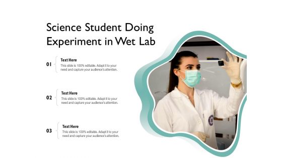 Science Student Doing Experiment In Wet Lab Ppt PowerPoint Presentation Gallery Layout PDF