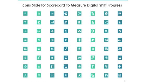 Scorecard To Measure Digital Shift Progress Ppt PowerPoint Presentation Complete Deck With Slides