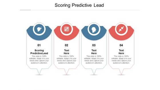 Scoring Predictive Lead Ppt PowerPoint Presentation Icon Show Cpb