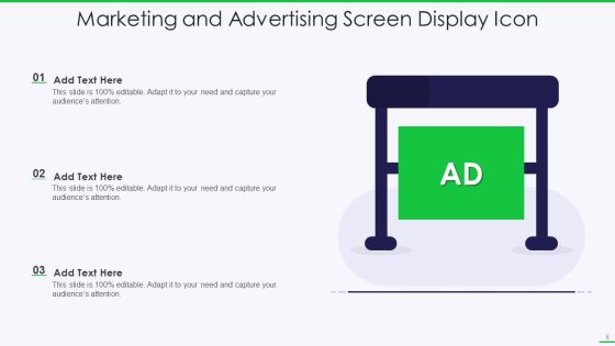 Screen Display Icon Ppt PowerPoint Presentation Complete With Slides