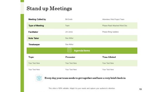 Scrum For Marketing Ppt PowerPoint Presentation Complete Deck With Slides