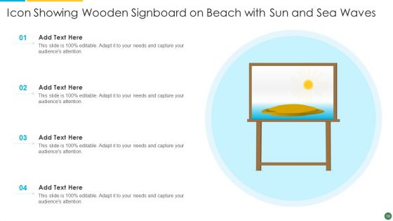 Sea Beach Icon Ppt PowerPoint Presentation Complete With Slides