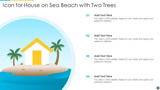 Sea Beach Icon Ppt PowerPoint Presentation Complete With Slides