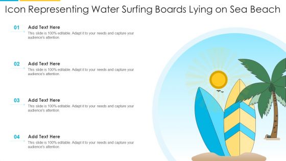 Sea Beach Icon Ppt PowerPoint Presentation Complete With Slides