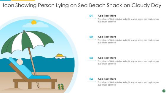 Sea Beach Icon Ppt PowerPoint Presentation Complete With Slides