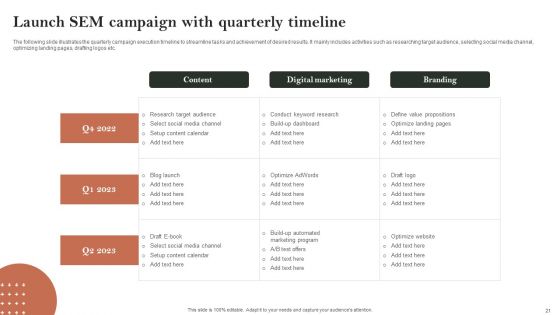 Search Engine Marketing Ad Campaign Administration To Optimize Web Ranking Ppt PowerPoint Presentation Complete Deck With Slides