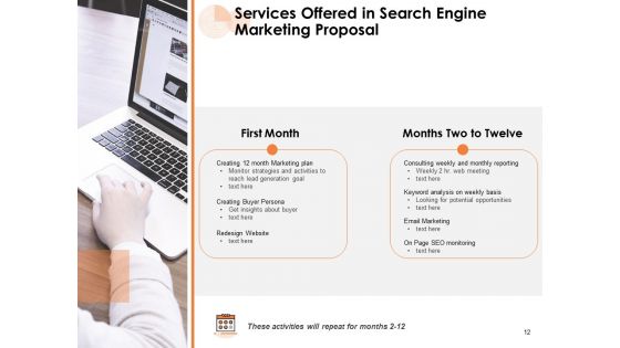 Search Engine Marketing Proposal Ppt PowerPoint Presentation Complete Deck With Slides