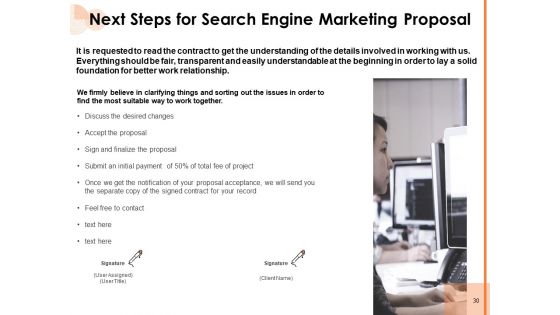 Search Engine Marketing Proposal Ppt PowerPoint Presentation Complete Deck With Slides
