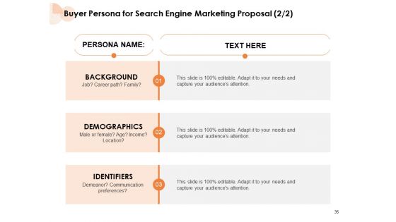 Search Engine Marketing Proposal Ppt PowerPoint Presentation Complete Deck With Slides