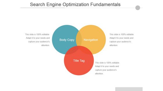 Search Engine Optimization Fundamentals Ppt PowerPoint Presentation File Graphics Design