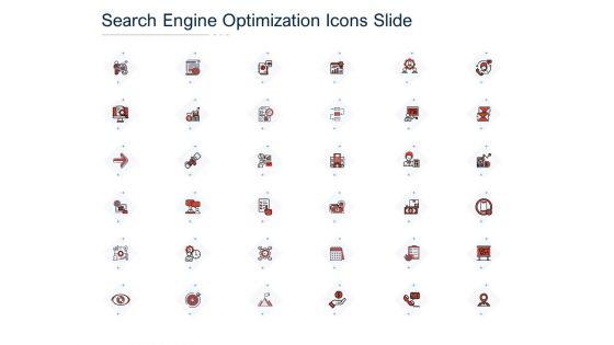 Search Engine Optimization Icons Slide Ppt PowerPoint Presentation Gallery Infographic Template PDF
