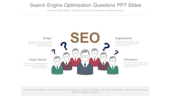 Search Engine Optimization Questions Ppt Slides