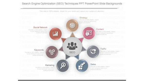 Search Engine Optimization Seo Techniques Ppt Powerpoint Slide Backgrounds