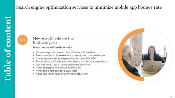 Search Engine Optimization Services To Minimize Mobile App Bounce Rate Ppt PowerPoint Presentation Complete Deck With Slides