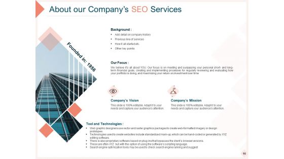 Search Engine Optimization Utilities Proposal Ppt PowerPoint Presentation Complete Deck With Slides