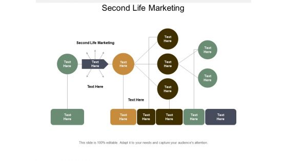 Second Life Marketing Ppt PowerPoint Presentation Outline Influencers Cpb