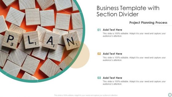 Section Divider Ppt PowerPoint Presentation Complete With Slides