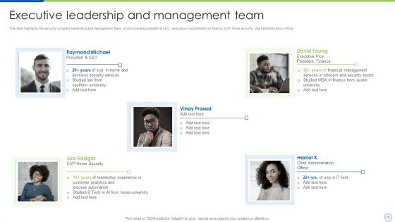Security And Surveillance Company Profile Ppt PowerPoint Presentation Complete Deck With Slides