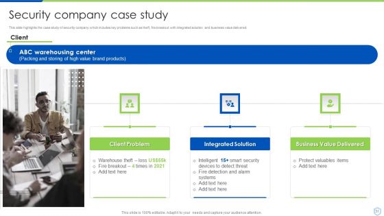 Security And Surveillance Company Profile Ppt PowerPoint Presentation Complete Deck With Slides