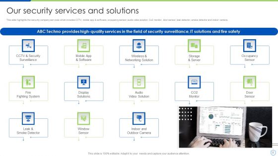 Security And Surveillance Company Profile Ppt PowerPoint Presentation Complete Deck With Slides