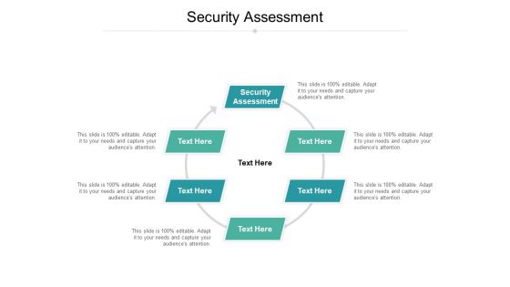 Security Assessment Ppt PowerPoint Presentation File Infographics Cpb