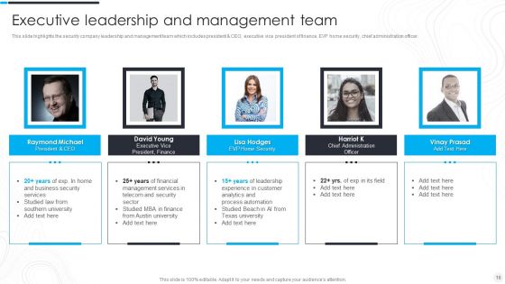 Security Camera System Company Profile Ppt PowerPoint Presentation Complete Deck With Slides