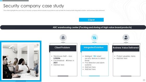 Security Camera System Company Profile Ppt PowerPoint Presentation Complete Deck With Slides