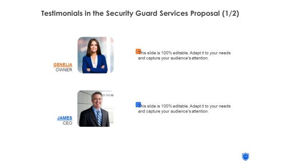 Security Guard Services Proposal Ppt PowerPoint Presentation Complete Deck With Slides