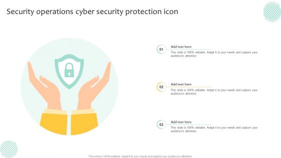 Security Operations Cyber Security Protection Icon Rules PDF