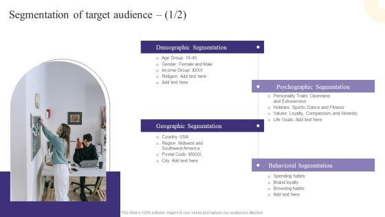 Segmentation Of Target Audience Mockup PDF