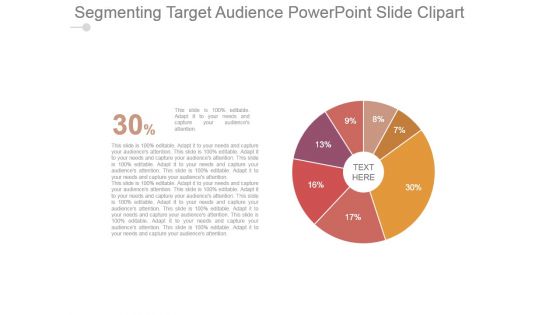 Segmenting Target Audience Powerpoint Slide Clipart