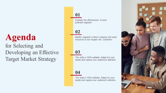 Selecting And Developing An Effective Target Market Strategy Ppt PowerPoint Presentation Complete Deck With Slides